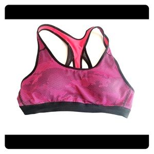 Champion XL sports bra pink and black